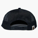 BAPE Double Visor Mesh Snapback Cap Navy