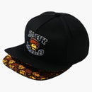 Bape Double Visor Milo Snapback Cap Black