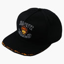 Bape Double Visor Milo Snapback Cap Black