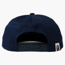 BAPE Double Visor Milo Snapback Cap Navy