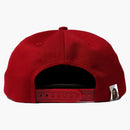 Bape Double Visor Shark Snapback Cap Red