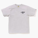Bape Embroidery Style Souvenir Logo Tea Gray