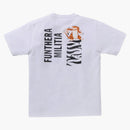 Bape Embroidery Style Tiger Tea White