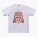 Bape Embroidery Style Tiger Tea White