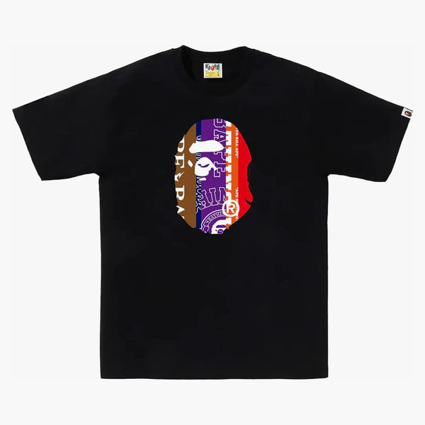 Bape fanoušci šály o opice hlavy čaj černá