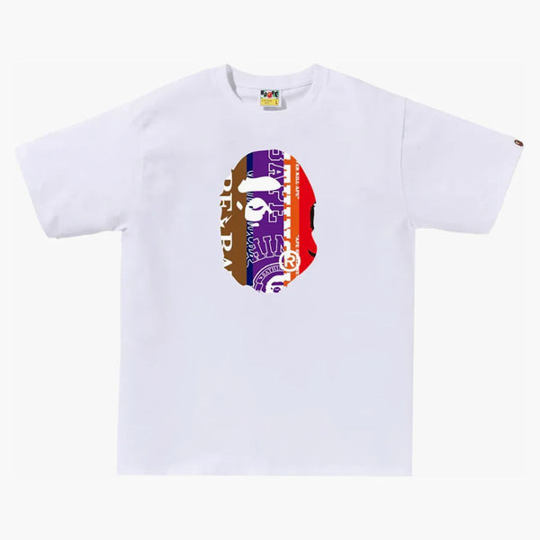 Bape fanoušci šály o opice hlavy čaj bílá bílá