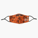 Bape Fire Camo Mask Orange