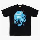 Bape Flame Ape Head Tee Black/blue