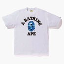 Bape Flame College Tea White/Blue