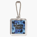 Bape Flame Keychain Blue