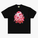 Bape Flora Big Ape Head Relaxed Fit Tee Black