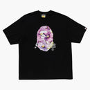 Bape Floral Ape Head New Jersey Exclusive Tee Black