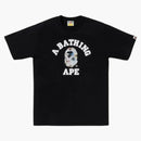 Bape Floral Camo College Tee Black