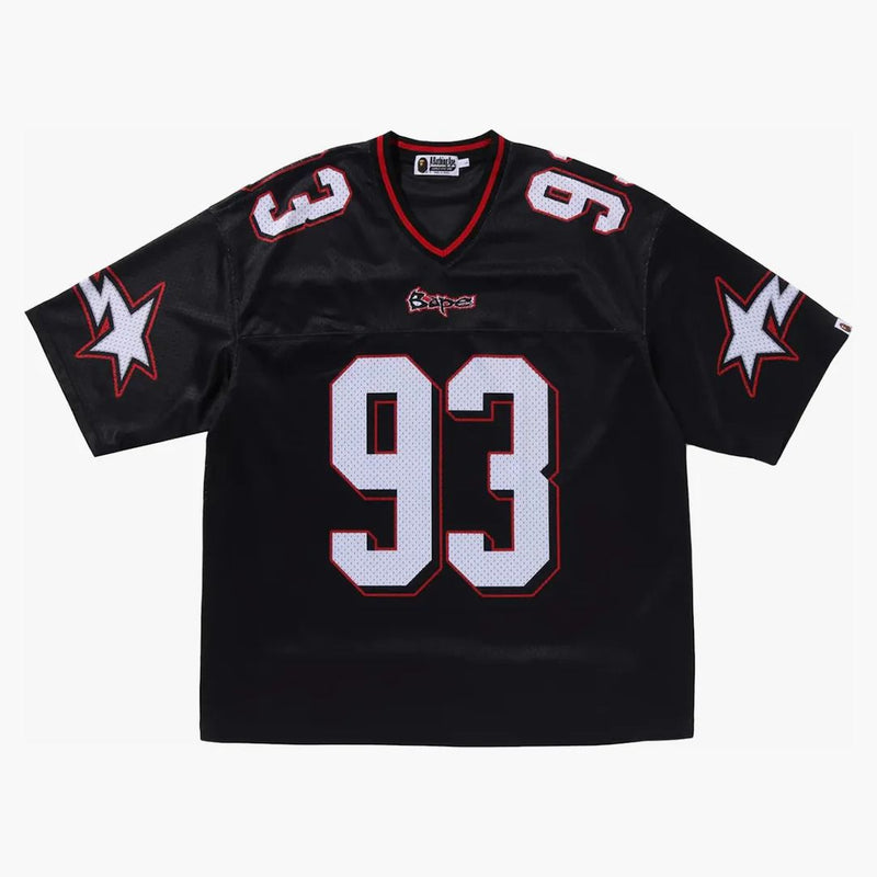 Bape Football Relaxed Fit Tea Black