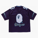 Bape Football Relaxed Fit Tee Purple