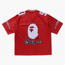 Bape Football Relaxed Fit Tee Red