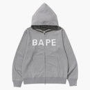 Bape Full Zip Hoodie Gray