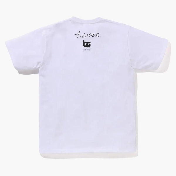 Bape Gallery X Adam Lister Tee White