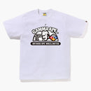 Bape Gallery X Hiroaki Shitano Tee White