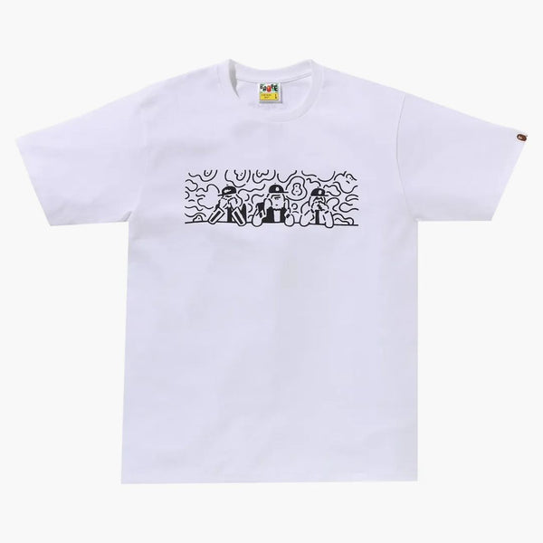 Bape Gallery X Yu Nagaba Tee White