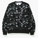 Bape Gradation Camo Wide Crewneck Black
