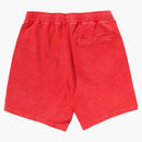 Bape Garment Dye One Point Relaxed Fit Sweat Shorts Red