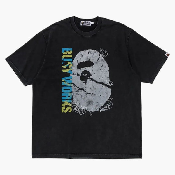 Bape Garment Dye Relaxed Fit Tee Black