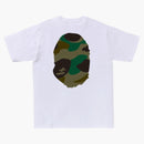 Bape Giant 1st Camo Big Ape Head Tee White/green