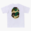 Bape Giant 1st Camo Big Ape Head Tee White/Yellow