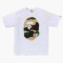 Bape Giant 1st Camo Big Ape Head Tee White/Yellow