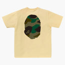 Bape Giant 1st Camo Big Ape Head Tee Yellow/Green