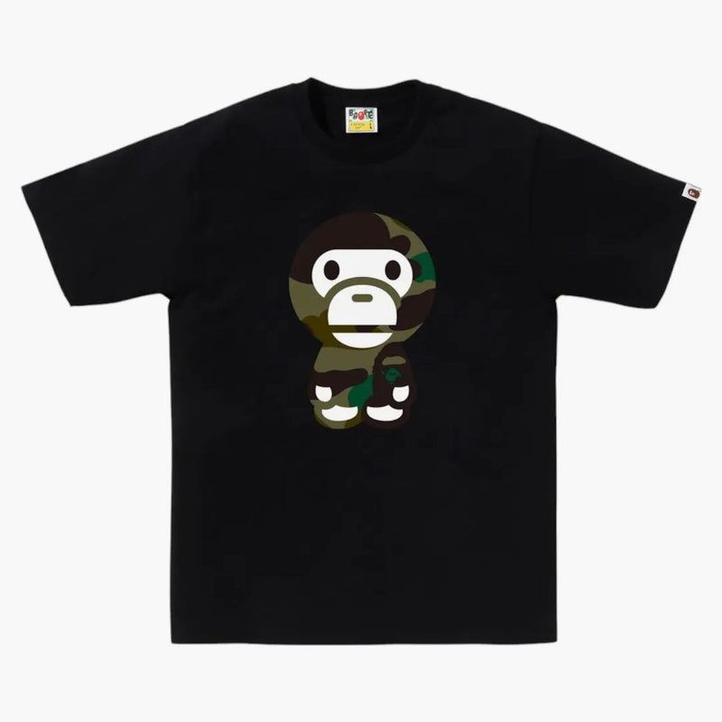 Bape Giant 1st Camo Big Baby Milo Tee Black/green