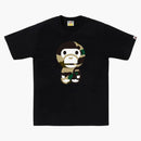 Bape Giant 1st Camo Big Baby Milo Tee Black/yellow