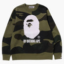 Bape Giant 1st Camo de Bathing Ape Crewneck Swein Sweinser Green