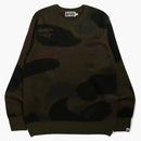 Bape Giant 1st Camo Wide Fit Knit Green