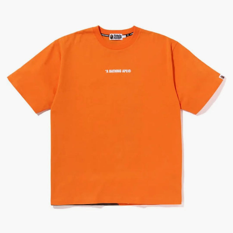 Bape Giant Ape Head Relaxed Fit Tee Orange