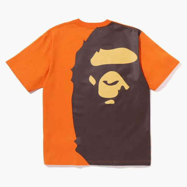 Bape Giant Ape Head Relaxed Fit Tee Orange