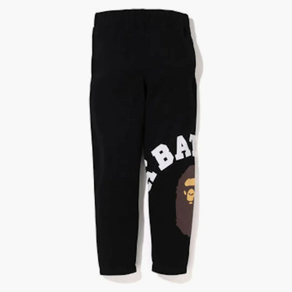 Bape Giant College Sweatpants Black
