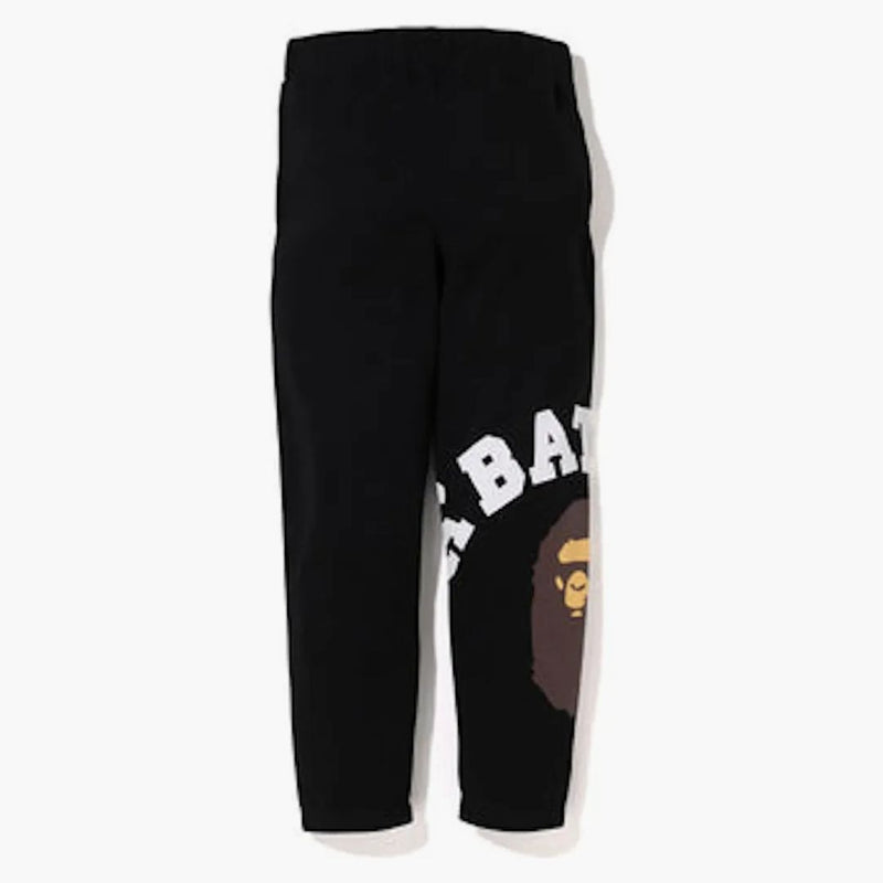 Bape Giant College Sweatpants Black