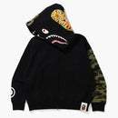 Bape Giant Shark Full Zip Hoodie Black