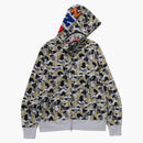 Bape Ginza Store Exclusive Abc Camo Full Zip Hoodie Multicolor
