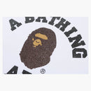 Bape Glass Beads College Tee White