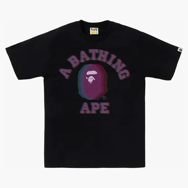 Bape Glitch Art College Tea Black