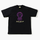 Bape Glitter Baby Milo Tee Black/purple