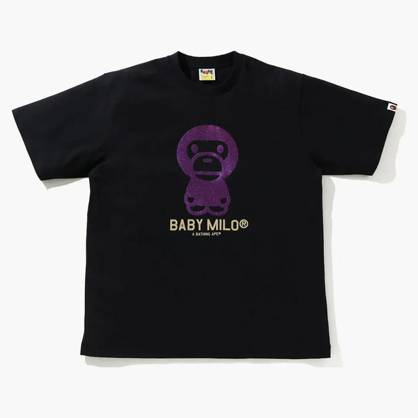 Bape glitter baby milo tea black/purple