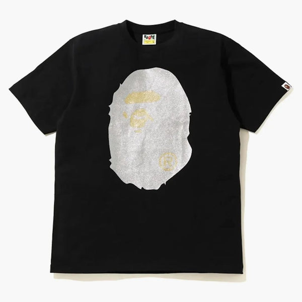 Bape Glitter Big Ape Head Tea Black/Silver