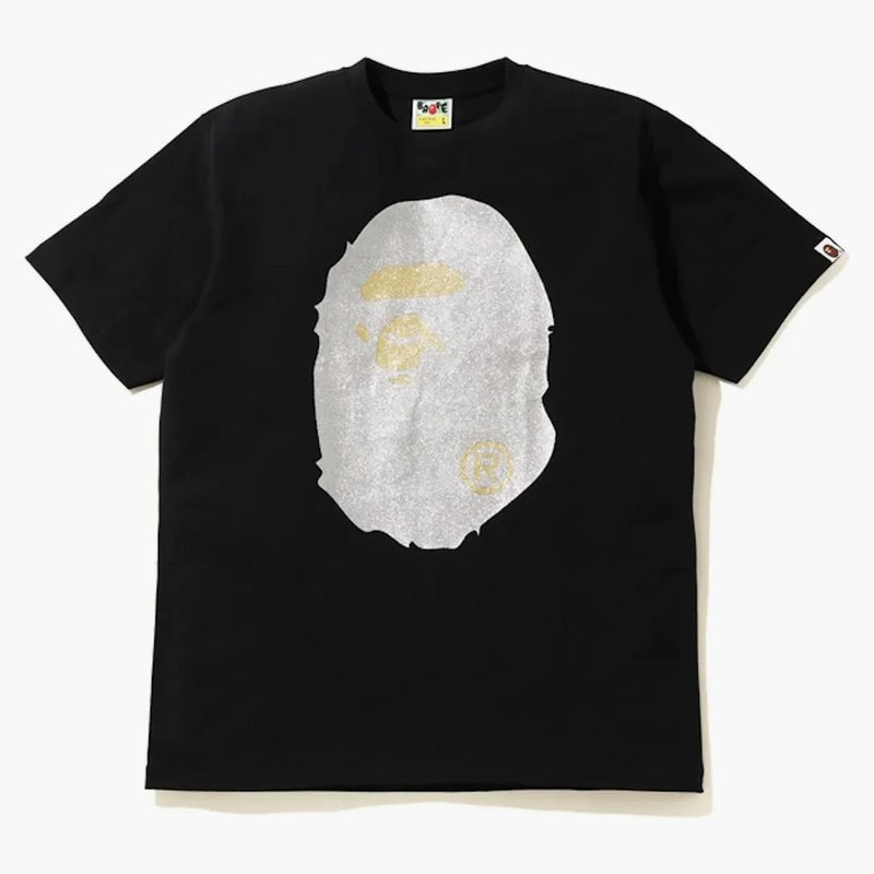 Bape Glitter Big Ape Head Tea Black/Silver