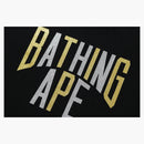 BAPE GLITTER NYC LOGO TEA NEGRO