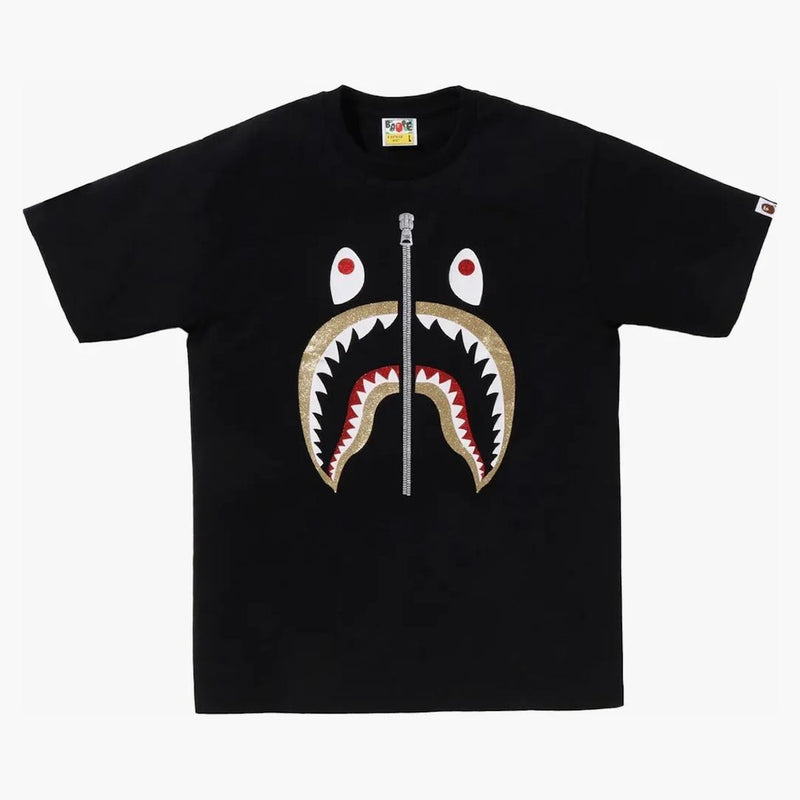 Bape Glitter Shark Tea Black
