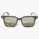 Occhiali da sole in edizione oro bape nere